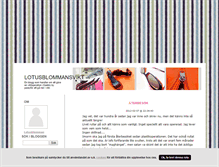 Tablet Screenshot of lotusblommansvikt.blogg.se