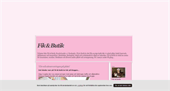 Desktop Screenshot of fikochbutik.blogg.se