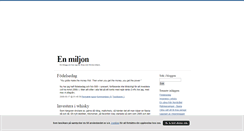 Desktop Screenshot of enmiljon.blogg.se
