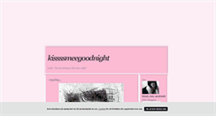 Desktop Screenshot of kissssmeegoodnight.blogg.se
