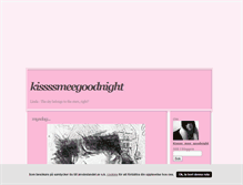 Tablet Screenshot of kissssmeegoodnight.blogg.se