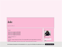 Tablet Screenshot of lala.blogg.se
