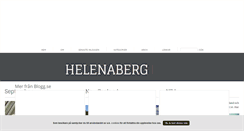 Desktop Screenshot of helenaberg.blogg.se