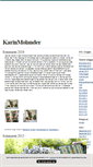 Mobile Screenshot of karinmolander.blogg.se