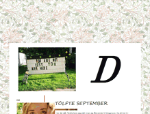 Tablet Screenshot of dubbelbloggen.blogg.se