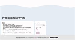 Desktop Screenshot of prinsessanskammare.blogg.se