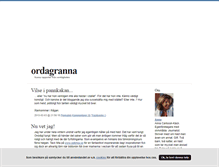 Tablet Screenshot of ordagranna.blogg.se
