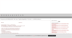 Desktop Screenshot of horsakistan.blogg.se