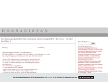 Tablet Screenshot of horsakistan.blogg.se