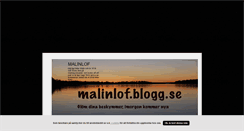 Desktop Screenshot of malinlof.blogg.se