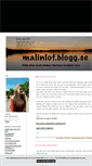 Mobile Screenshot of malinlof.blogg.se