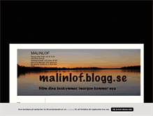 Tablet Screenshot of malinlof.blogg.se