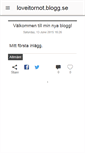 Mobile Screenshot of loveitornot.blogg.se