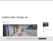 Tablet Screenshot of hurblirdet.blogg.se