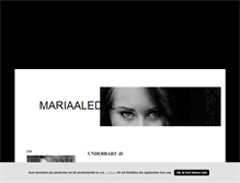 Tablet Screenshot of mariaaledal.blogg.se