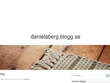 Tablet Screenshot of danielaberg.blogg.se