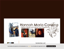 Tablet Screenshot of hannahmariacarolina.blogg.se