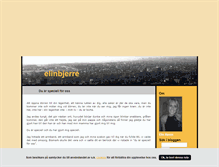 Tablet Screenshot of elinbjerre.blogg.se