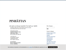 Tablet Screenshot of pinhattan.blogg.se