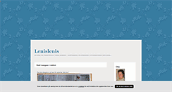 Desktop Screenshot of lenislenis.blogg.se