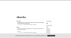 Desktop Screenshot of ellenerika.blogg.se