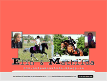 Tablet Screenshot of elinomathilda.blogg.se