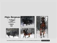 Tablet Screenshot of horsiemaja.blogg.se