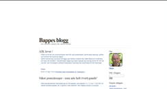 Desktop Screenshot of bappe.blogg.se