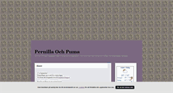 Desktop Screenshot of pernillaochpuma.blogg.se