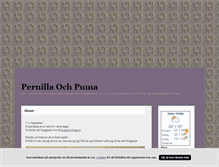 Tablet Screenshot of pernillaochpuma.blogg.se