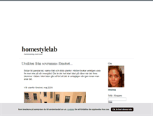 Tablet Screenshot of homestylelab.blogg.se