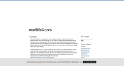 Desktop Screenshot of matildaikorea.blogg.se