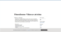 Desktop Screenshot of fitnessfemme.blogg.se