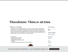 Tablet Screenshot of fitnessfemme.blogg.se