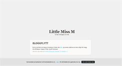 Desktop Screenshot of missgloria.blogg.se