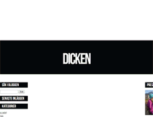 Tablet Screenshot of dicken.blogg.se