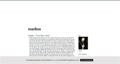 Desktop Screenshot of maelton.blogg.se