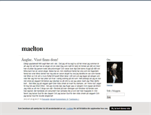 Tablet Screenshot of maelton.blogg.se