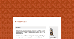 Desktop Screenshot of nordsvensk.blogg.se