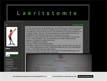 Tablet Screenshot of lakritstomte.blogg.se