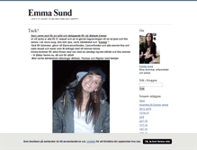 Tablet Screenshot of emmasuund.blogg.se