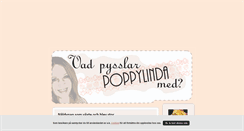 Desktop Screenshot of poppylinda.blogg.se
