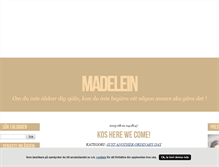 Tablet Screenshot of madelejjn.blogg.se