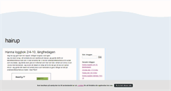 Desktop Screenshot of hairup.blogg.se