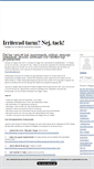 Mobile Screenshot of irriteradtarm.blogg.se