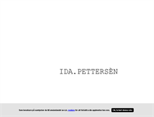 Tablet Screenshot of idacharlottepettersen.blogg.se