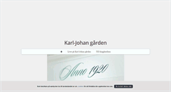 Desktop Screenshot of karljohangarden.blogg.se