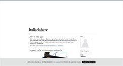 Desktop Screenshot of italiadabere.blogg.se