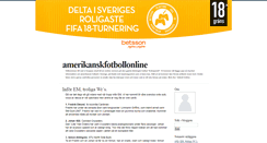 Desktop Screenshot of amerikanskfotbollonline.blogg.se