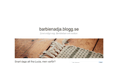 Desktop Screenshot of barbienadja.blogg.se